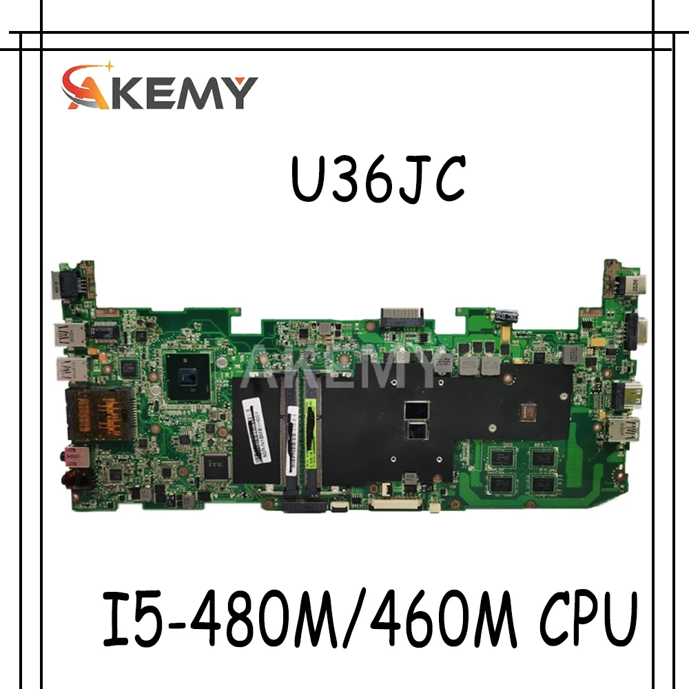 U36JC I5-480M/460M процессор GT310M 1 ГБ N11M-GE2-S-B1 материнская плата REV 2 0 для ASUS U36J U36 ноутбука