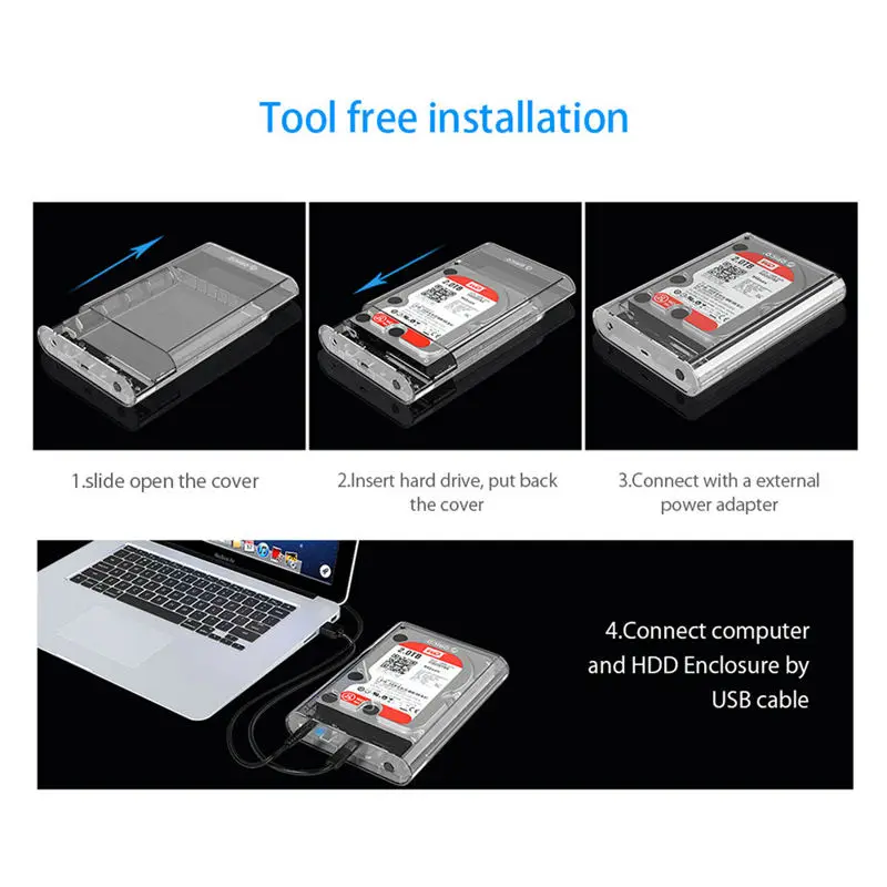  ORICO 3139C3 35 Zoll Typ-C Zu SataIII Fall Externe Festplatte Gehäuse Ssd/Sata Hdd Adapter unterstü