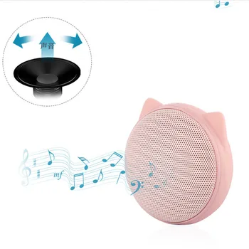 

Cat Ear Wireless Bluetooth Speaker Mini Cute Mobile Phone Wireless Portable TWS Small Stereo Bluetooth Speaker for Mobile Phone