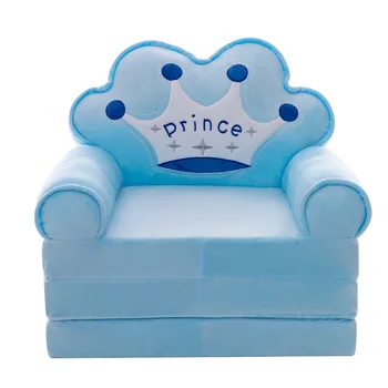 

Cartoon folding children's small sofa baby learning chair lazy sofa kindergarten boy and girl stool removable and washable