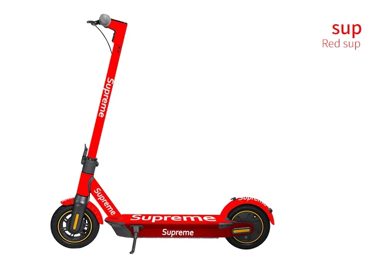 Red Sup Электрический скутер полный стикер тела для Ninebot Max G30 скутер наклейка скейтборд Kickscooter защитные аксессуары - Цвет: Red Sup