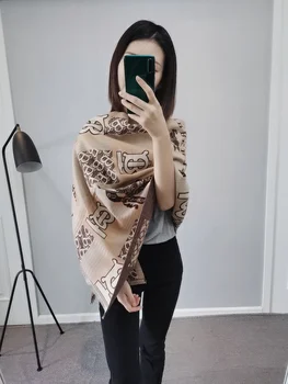 

ZO86 Burberry- classic fashion luxury brand high-quality scarf, pure cotton material, warm, cold and windproof