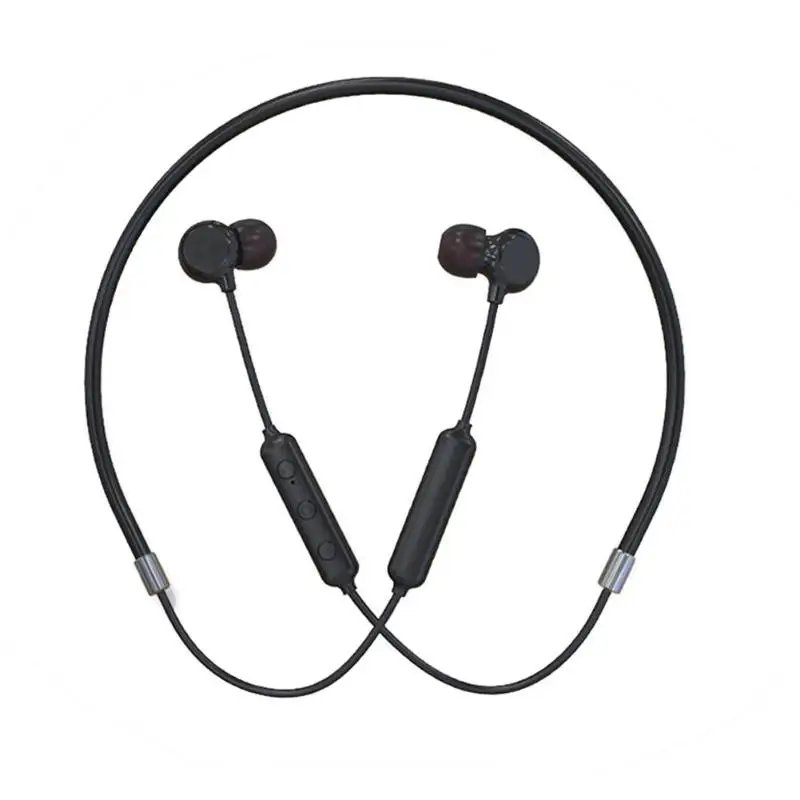 Беспроводные Bluetooth наушники практичное управление простой Conveninently в ухо стерео шейный Керамический Спорт гарнитура с микрофоном