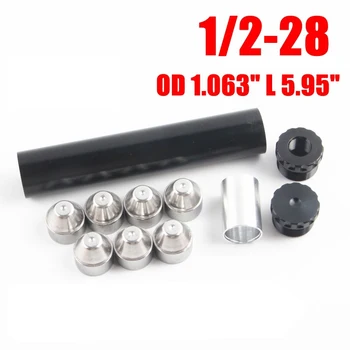 

Car aluminum cups fuel filter fit for NAPA 4003 WIX 24003 OD 1.063" L 5.95 1/2-28 5/8-24 Black/Silver Car accessories
