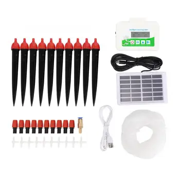 

Automatic Plant Watering Solar Watering Timer Set Flower Plant Intelligent Drip Irrigation Kit Tool Plastic