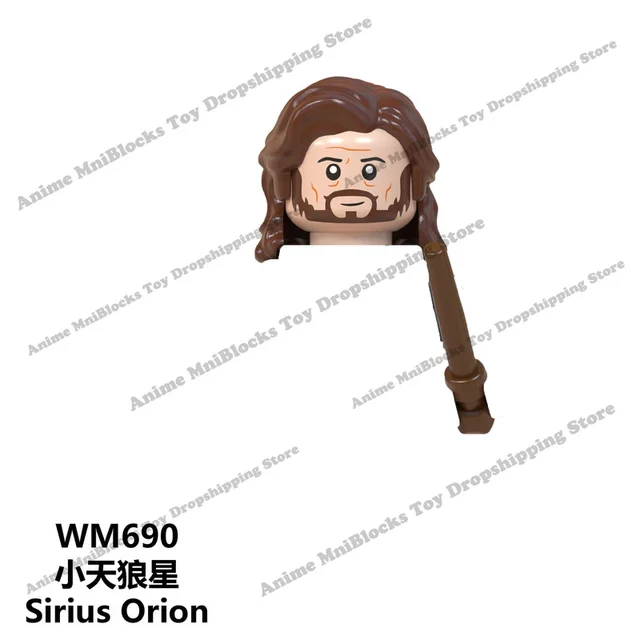 WM6040 WM6041 WM6059 Movies plastic Harried mini bricks action figure building blocks Assembly Toys for children birthday gifts WM690
