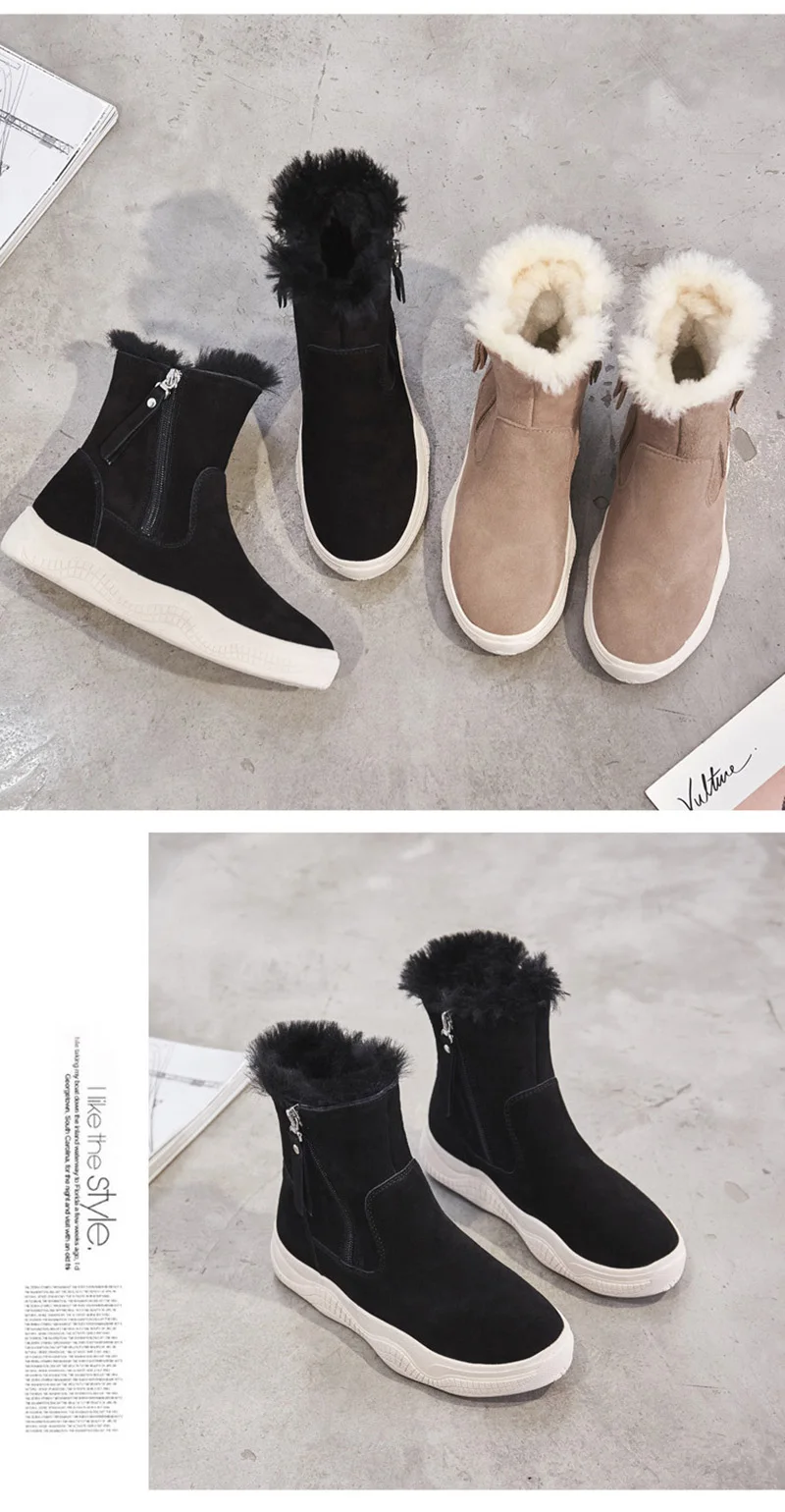 Новинка года; зимние ботинки; женские ботильоны; Теплая обувь из натуральной кожи; женские ботильоны на холодную зиму; женские зимние ботинки; YX1667
