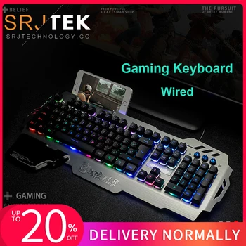 

USB Wired Computer Gaming Keyboard Slim Small Keybord Laptop Keypad PC Office Flexible Optical Game Keyboard Keypad Waterproof
