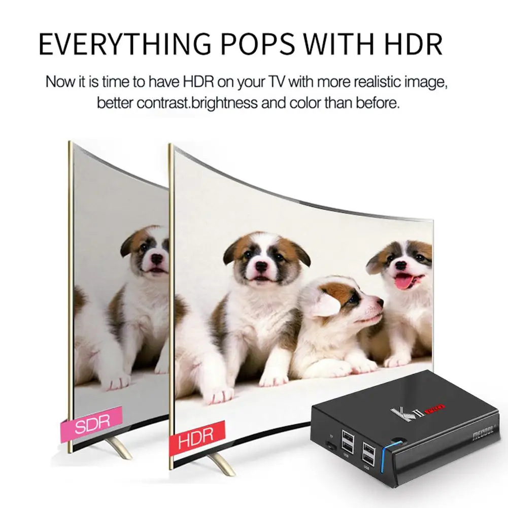 

MECOOL KII PRO Android 7.1 Smart TV Box DVB-S2 DVB-T2 Amlogic S905D Quad Core 2GB 16GB 4K 2.4/5GHz Dual WiFi Set top Box Player