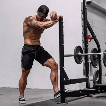 

Summer quick-drying shorts fitness sports training running pants male muscle men casual breathable fashion five-point pants