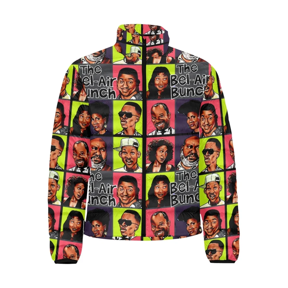 New Fashion 3D Full-body Printing Custom Logo Design DIY Hip-hop Hipster Pattern Warmth Thickening Men’s Cotton Jacket | Мужская