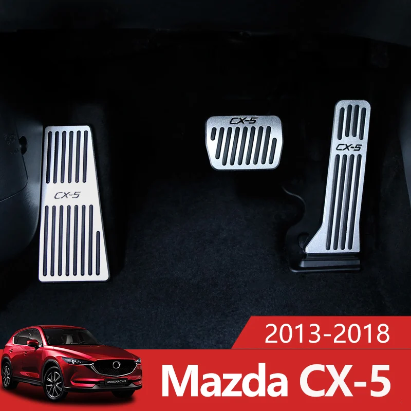 Автомобильные педали газа педаль тормоза для ног Педаль накладка на для Mazda CX5 CX-5 CX 5 2013