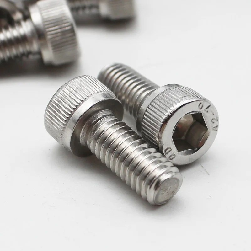 

50pcs M6x10mm Socket Cap Head Screw Bolts Allen Hex 304 Stainless Steel pitch 1.0mm