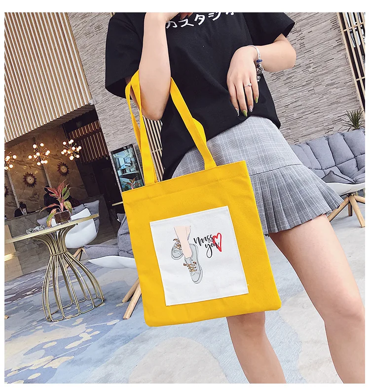 New Style Canvas Bag Women's Literature And Art Hipster Versatile INS Canvas Bag Students Shoulder Bag Environmentally Friendly