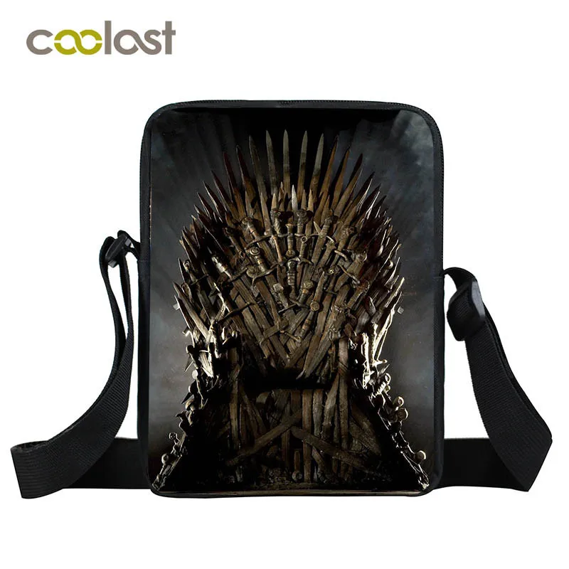 Valar Morghulis сумка-мессенджер ночные часы мини сумка на плечо женские сумки Мужские Игры престолов детские школьные сумки детские сумки - Цвет: XKB QLDYX01