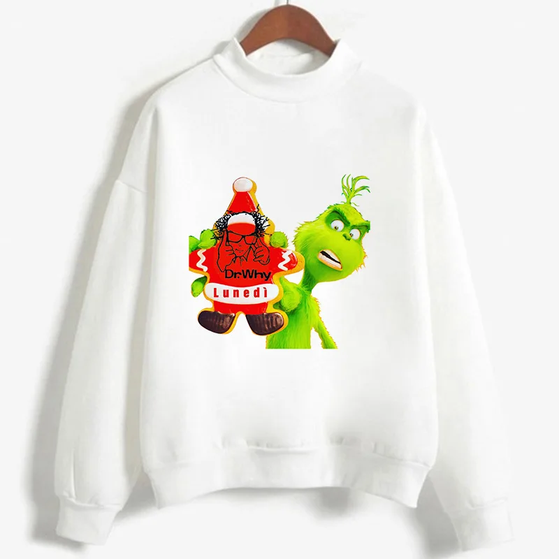 

The Grinch Cartoon Hoodie Women Fall Winter Cute Graphic Sweatshirt Print kawaii Punk Funny Custom Hoodie Top Plus Size
