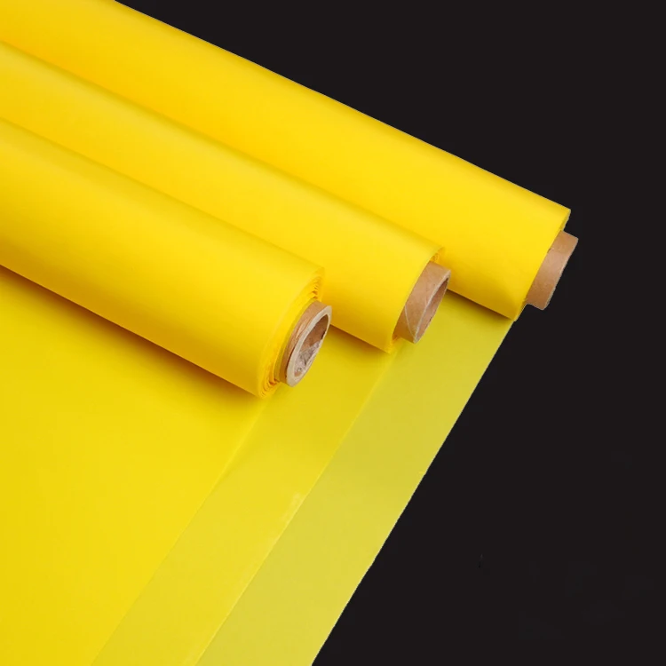 5M Length Yellow Screen Printing Mesh 300M/120T Count Width 165cm(63")