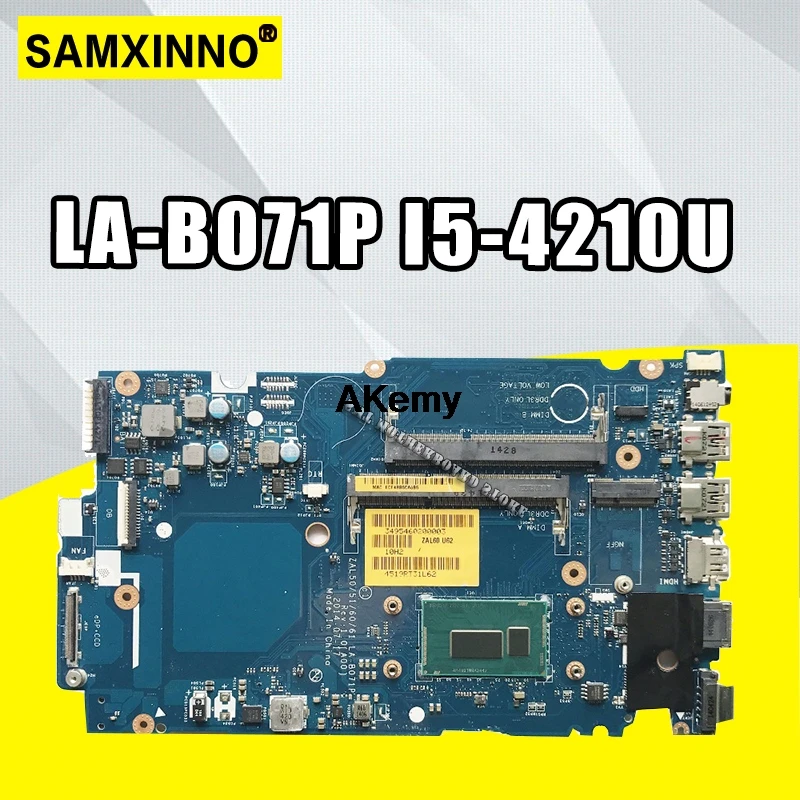 

3450 3550 ZAL50 LA-B071P motherboard For Dell Latitude 14 3450 3550 Laptop Motherboard DDR3 SR1EF I5-4210U tested 100% work
