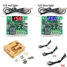Dc 12 v w1209 digital frio/temperatura do termostato temperatura temperatura controlador de ligar/desligar interruptor digital termostato controle temp