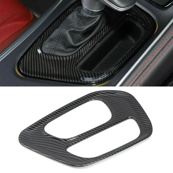 

For Dodge Challenger 2015-2019 Carbon Fiber Gear Shift Box Panel Cover Trim