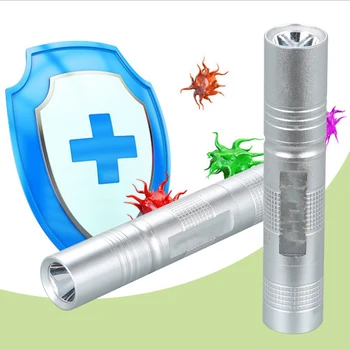 

LED Ultraviolet Disinfection Germicidal Lamp Flashlight UVC Light Torch for Home Hotel Phone Sterilization Kill Bacteria Mites