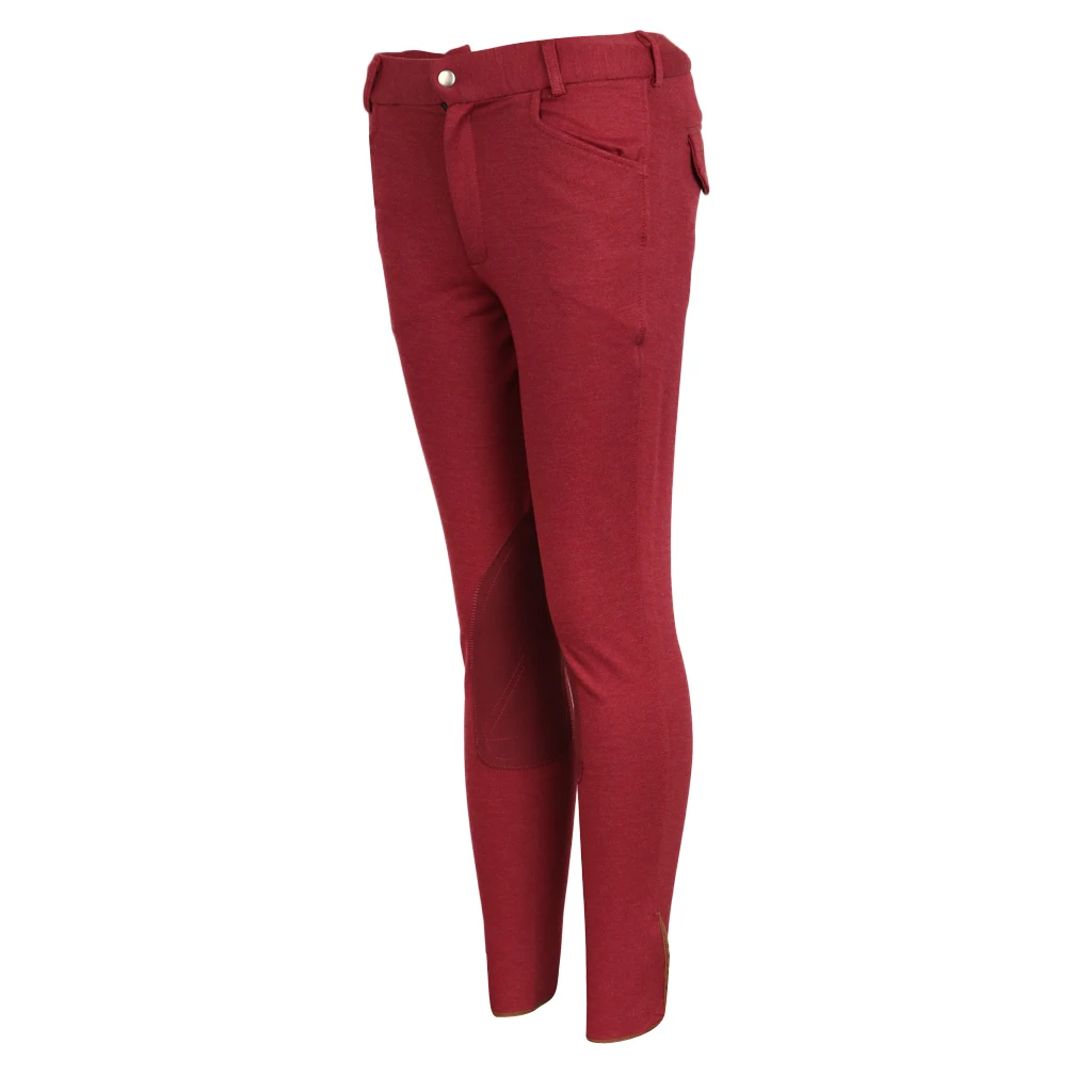 Cotton Horse Riding Equestrian Breeches Pants Full Leg Stretchy Equine Pants Equine Clothing Women 