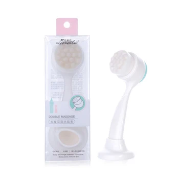 

1pcs Portable Double-sided Silicone Skin Care Tool Facial Cleanser Brush 3D Face Cleaning Facial Massage Washing Machine Product
