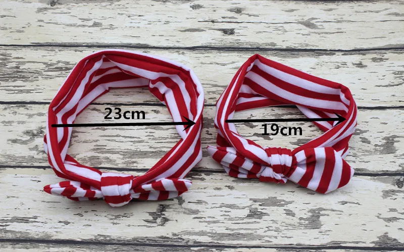 Европейский и американский бант в полоску для родителей и детей; эластичная повязка для волос для взрослых; повязка на голову с бантиком для малышей; повязка на голову с кроличьими ушами
