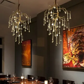 

Black wrought iron chandelier American RH Chandelier Lighting Dining room Bar Kitchen island Pendant Chandelier lamp