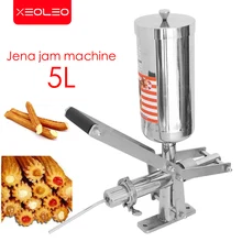 XEOLEO Churros filler аппарат для заполнения палочек Чуррос 5L устройство для розлива варенья, коммерческая автоматическая машина для розлива из нержавеющей стали XEOLEO Churros filler аппарат для заполнения палочек Чуррос 5L устройство для розлива варенья, коммерческая автоматическая машина для розлива из нержавеющей стали