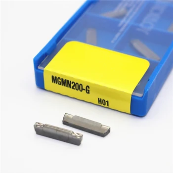 

MGMN200 G H01 2mm Grooving Aluminum Carbide Insert 10pcs Turning Knifes Alum Processing CNC Lathe Tool for Holder MGEHR