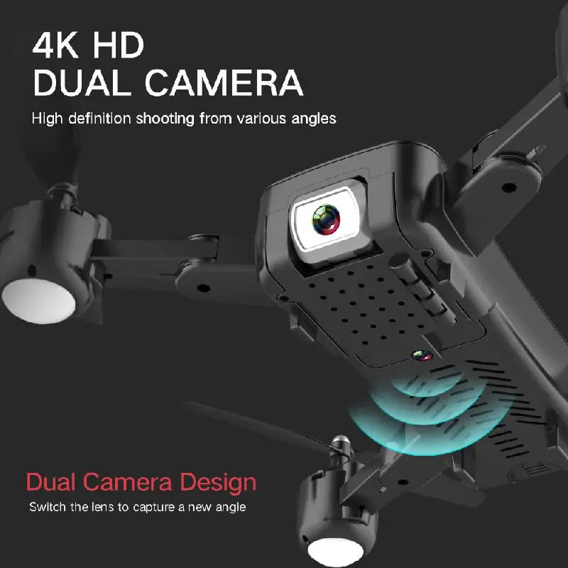 F88 RC Drone With 4K Camera HD GPS Optical Flow Positioning WIFI FPV Foldable radio controlled Helicopter Quadrocopter Toy For K