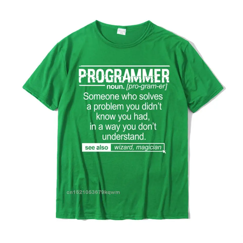 Dominant Young Tshirts Crew Neck Short Sleeve 100% Cotton Summer Tees Cool Tee Shirts Wholesale Funny Programmer Meaning - Computer Coder Wizard Magician Pullover Hoodie__4381 green