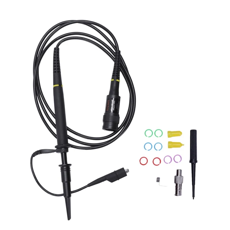 

ELEG-P4250 Oscilloscope Probe Kit High-Voltage Probe 100:1 2Kv 250Mhz Crocodile Clip Bnc Test Lead Kit Connector Adjustment Tool