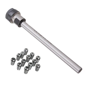 

C8-ER11A-100L Collet Straight Shank Chuck Holder+13x Spring Collect Clamp