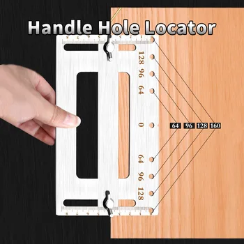 

Hagh Quality Door Knob Handle Hole Locator Installation Jig and Shelf Pin Jig Boring Hole Drill Guide Positioner Household Tools