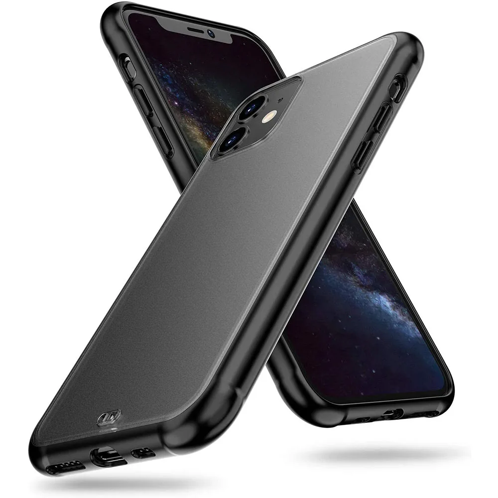 Роскошный Матовый Прозрачный чехол для телефона iPhone 11 Pro XS Max 12 Mini XR X 6 6S 7 8 Plus SE 2020