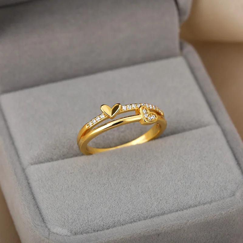 gold ring for girlfriend birthday 