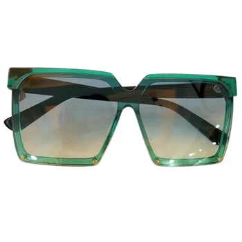 

2020 Classic Big Square Frame Sunglasses Women Fashion Trend Sun Glasses Female Luxury UV400 Gradient Oculos De Sol Feminino