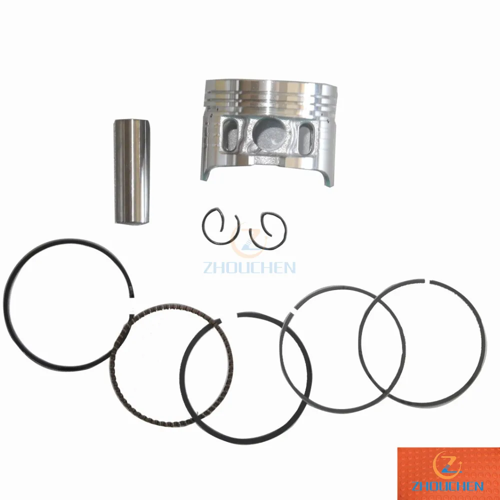 Loncin 125CC поршневой набор или горизонтальный двигатель Dirt bike, atv, мотоцикл, 52,4 мм поршень, 13 мм поршневой штифт