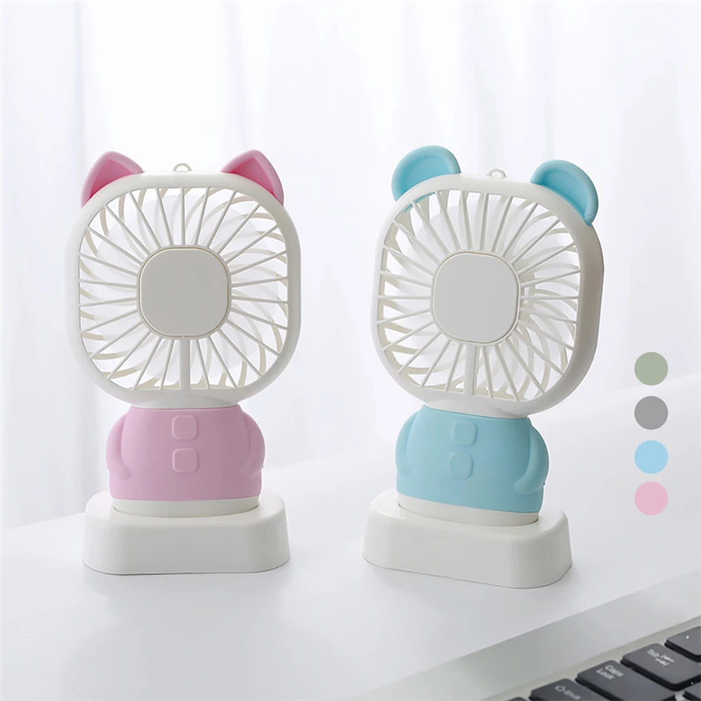 

USB Portable Fan Aromatherapy Fans With LED Night Lamp Rechargeable