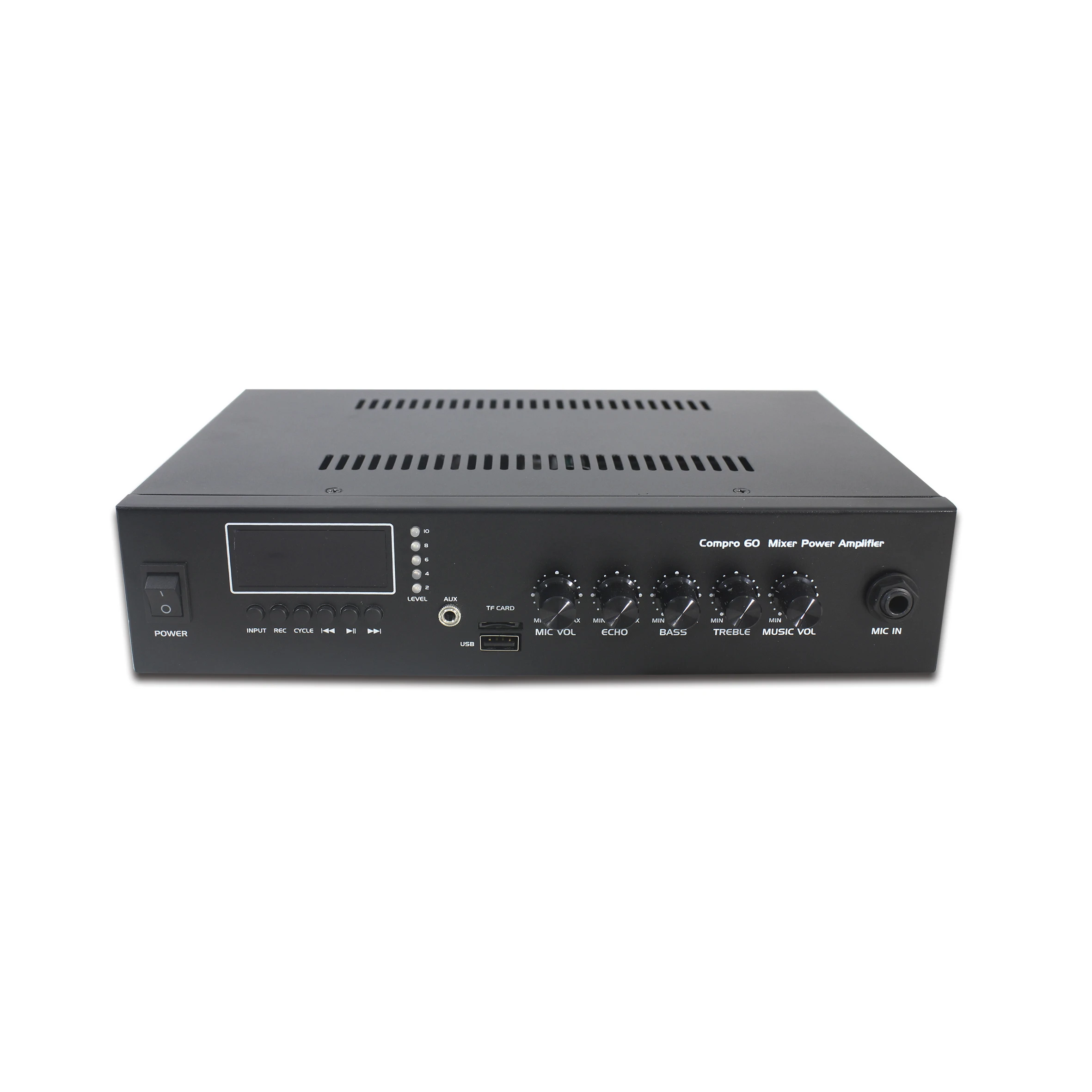 Усилитель PA System 120123 60 Вт 100 в 70 линия микшер 4 Ом для общественных адресов с Bluetooth и
