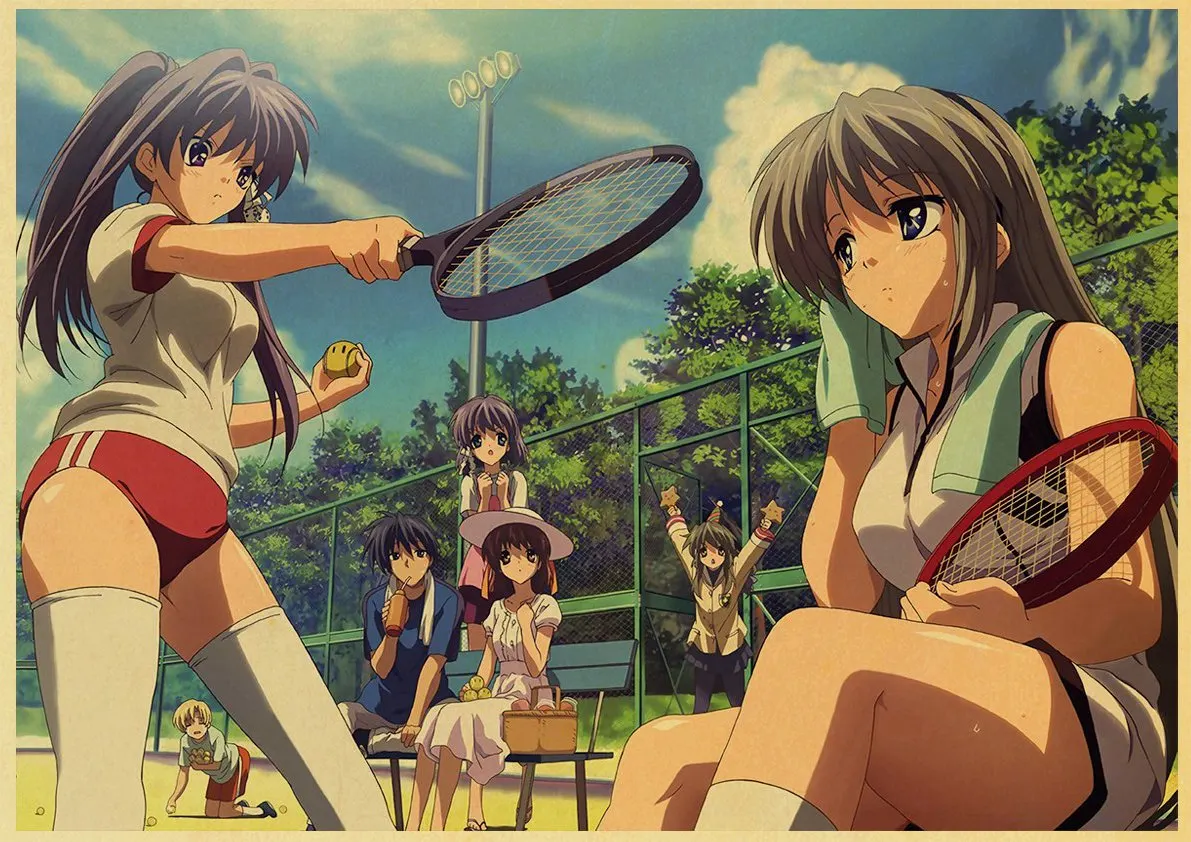 Buy Clannad - Different Characters Themed Cool Retro Posters (40 Designs) -  Posters