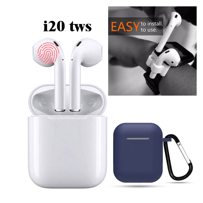 old town I20 tws wireless Bluetooth i20 5.0 touch headset ear buds pk mi band 3 i15tws i16tws i17 free shipping | Электроника