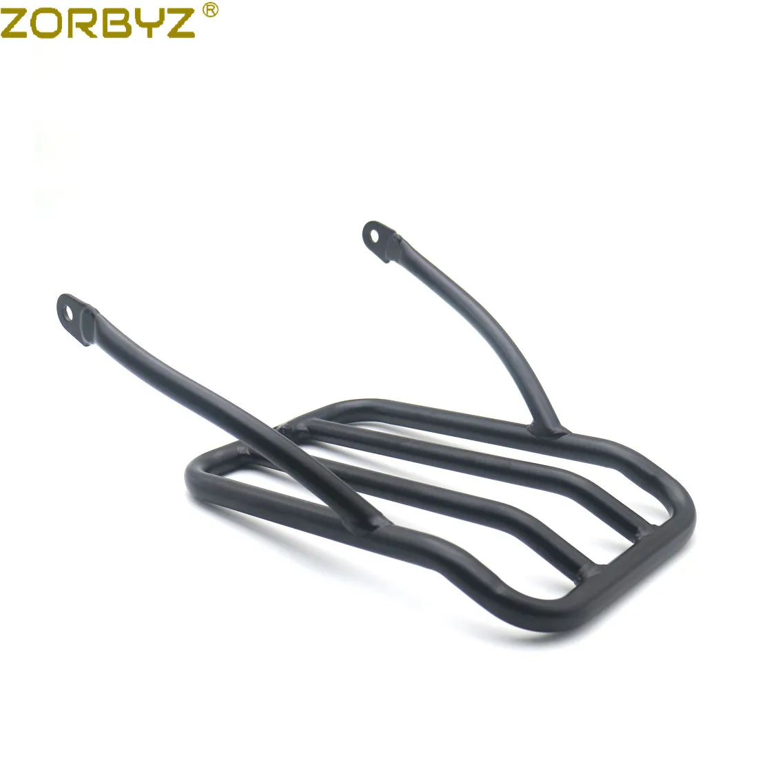 ZORBYZ Motorcycle Black / Chrome Chopped Fender Luggage Shelf Frame Rack For Harley Sportster XL883N 09-18 XL1200N 07-18