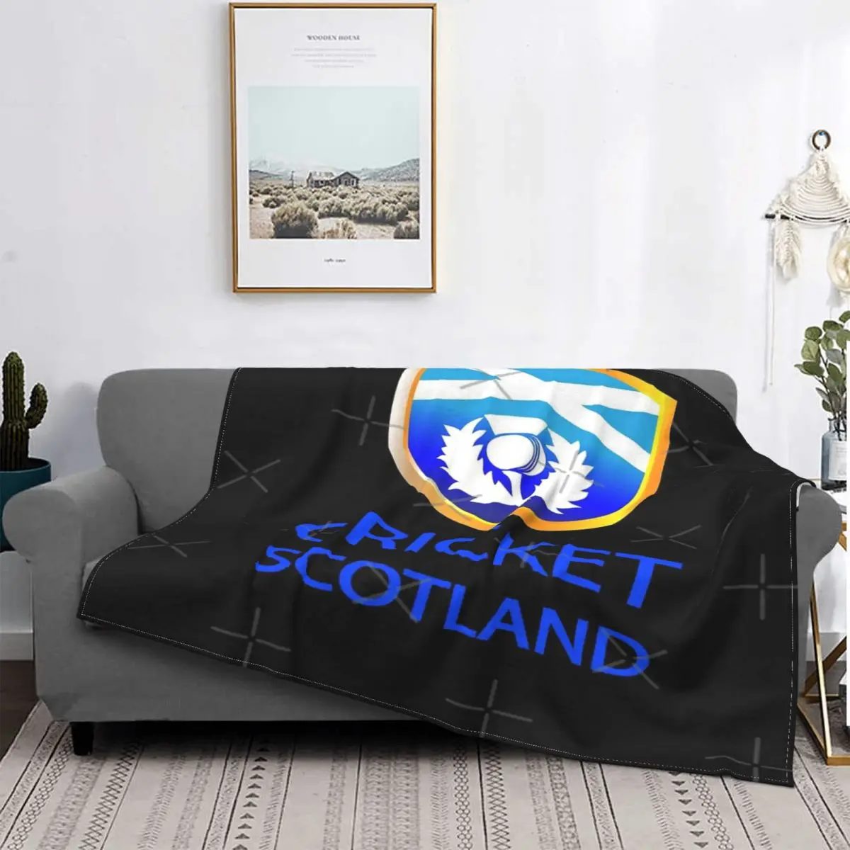 Copia Del Grillo Escocia-2021 Manta, Colcha A Cuadros Para Cama, Sofá Cama, Funda De Musalina, Testo Per Lo Hogar De Lujo