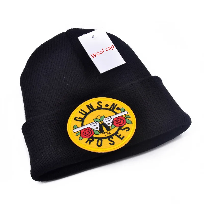 Pistole N rose logo berretti di lana 6 colori maglia uomo cappelli  invernali per uomo donna berretto cappello caldo cappello all'uncinetto  cappello di cotone|Men's Skullies \u0026 Beanies| - AliExpress