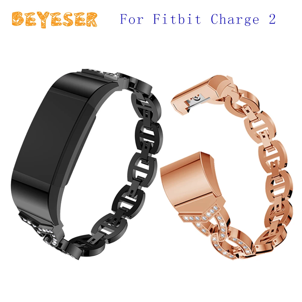 Браслет из сплава для FitBit Charge 2 Аксессуары для часов Ремешок Регулируемая Замена для Charge 2 часы браслет