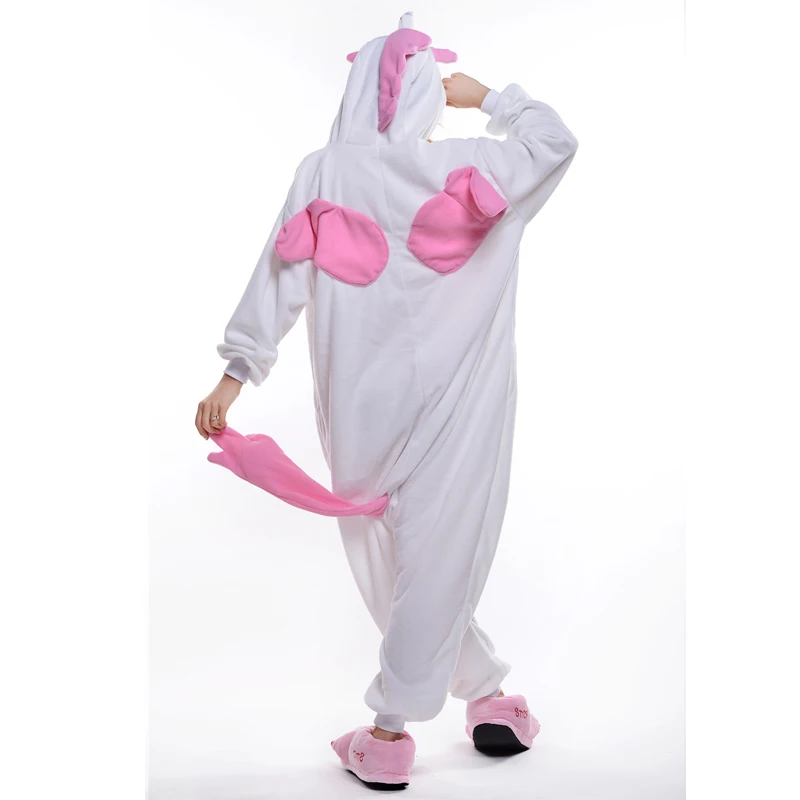 

Pink Unicorn Unisex Adult OnePiece Pajamas Cosplay Onesies Cartoon Animal Onesies Sleepwear Pyjamas Christmas Halloween Costume