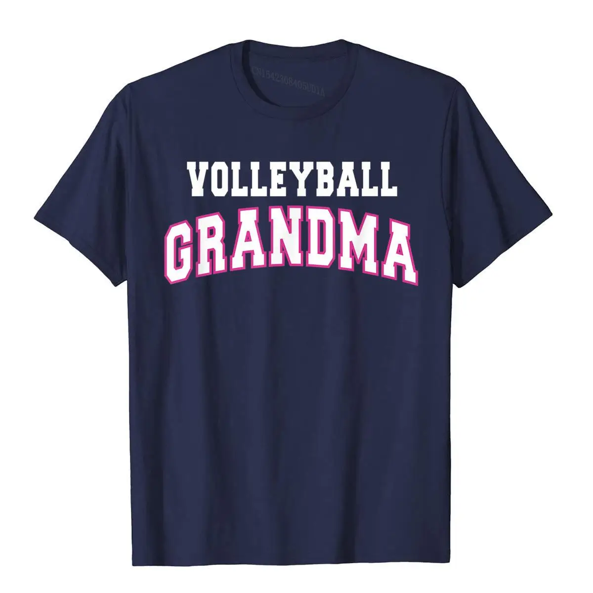 Volleyball Grandma Mothers Day Gift Idea T-shirt Women__B9009navy